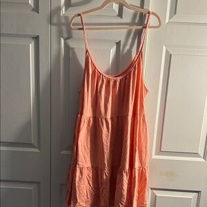 Old Navy Peach Braided Tank Top Dress